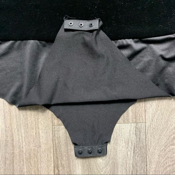 💥CLEARANCE SALE!!!⚡️ ZARA Black Velvet Body Suit NWOT. Sz XS - Picture 5 of 7